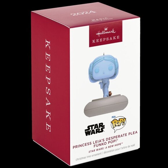 Hallmark Other - Hallmark Star Wars: A New Hope Princess Leia's Desperate Plea Funko POP Ornament